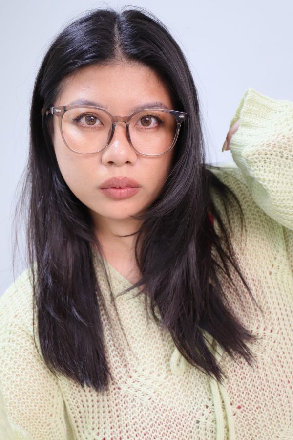 【寬圓臉友善】素顏天花板-15.3CM鏡框 (送磁吸收納盒) 