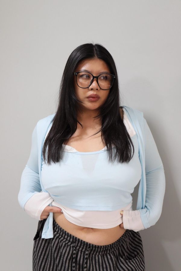 【寬圓臉友善】小臉天花板-15.5CM鏡框 (送磁吸收納盒) 