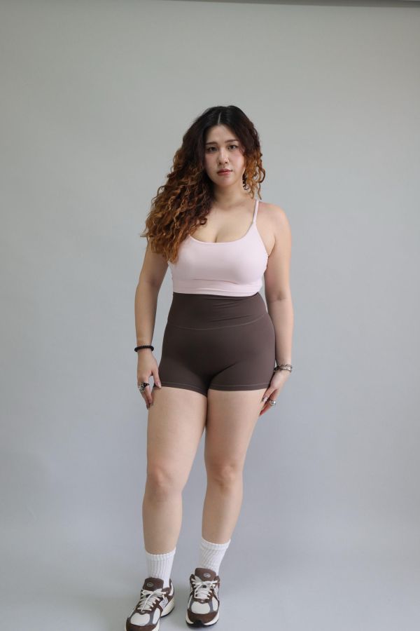 三分蜜桃健身短褲 