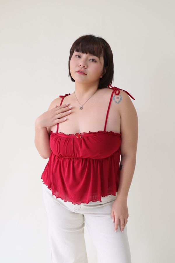 純慾綁帶小背心 (紅) 