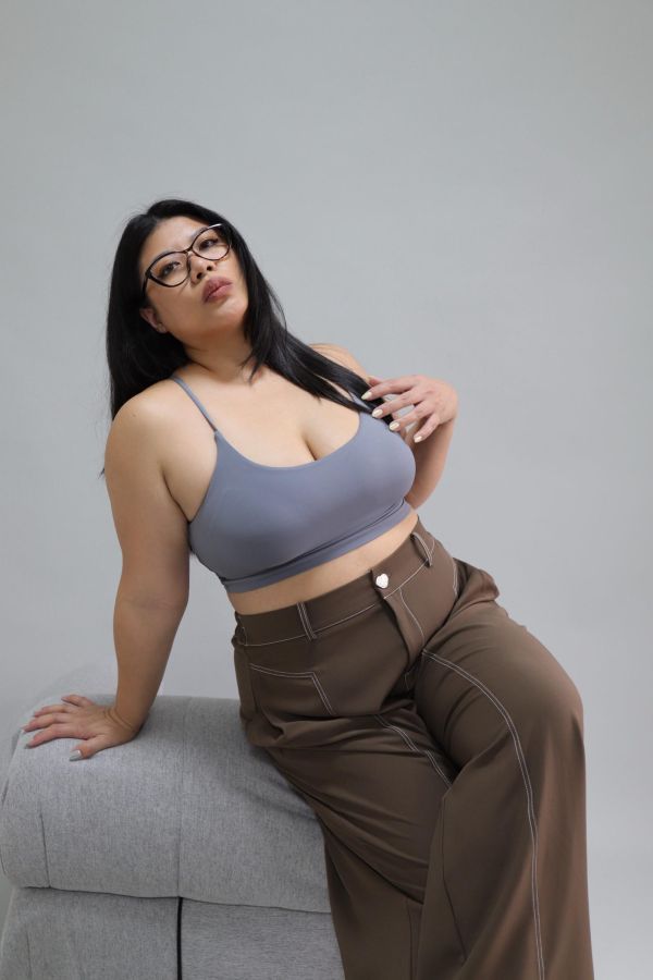 舒芙蕾2.0固定杯運動內衣-奶黃、灰 