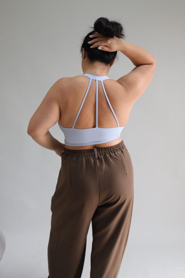 美胸交叉固定杯運動內衣 