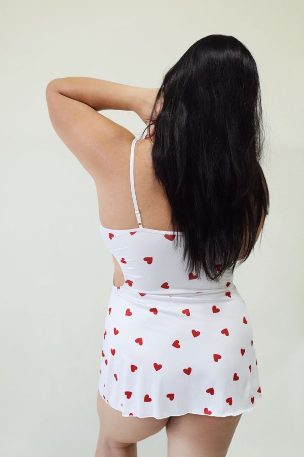 超神版型愛心睡裙 