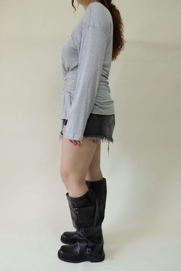 【粗腿可以】膝下堆堆騎士靴 