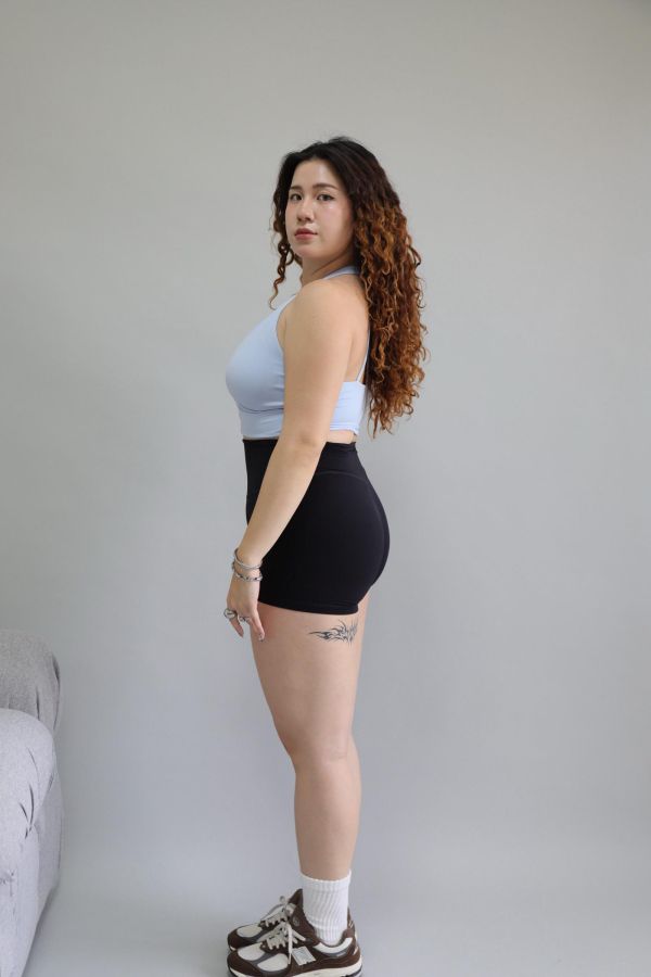 三分蜜桃健身短褲 