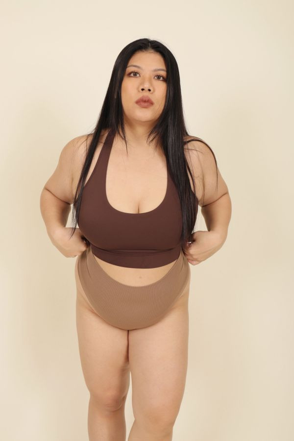 【出清】大胸沒問題工字美背運動內衣 (藍、咖、黃) 