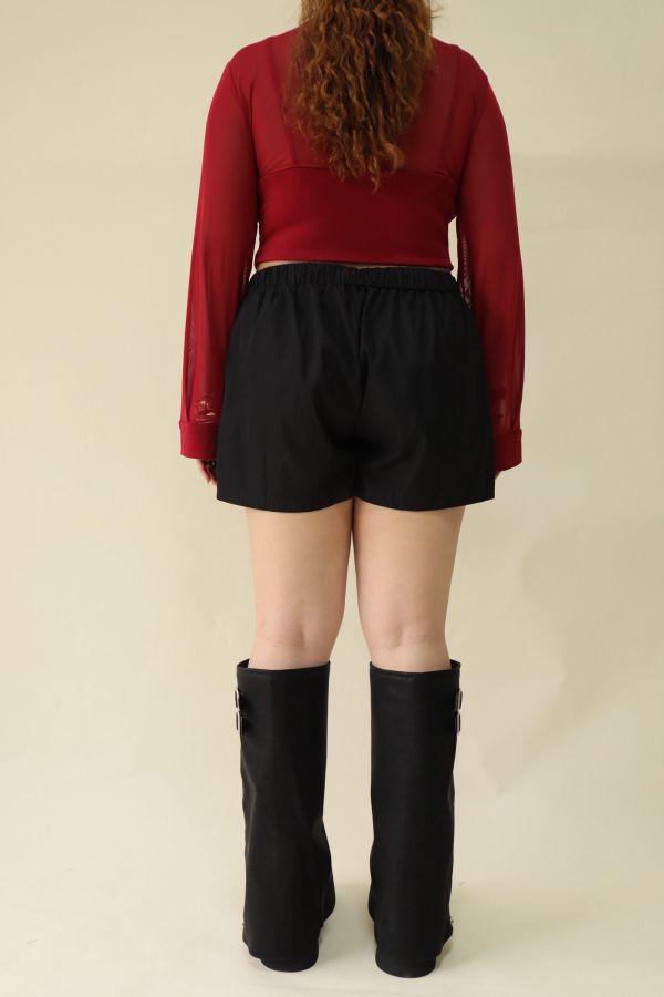 【粗腿可以】直腿拉鍊厚底褲管靴 