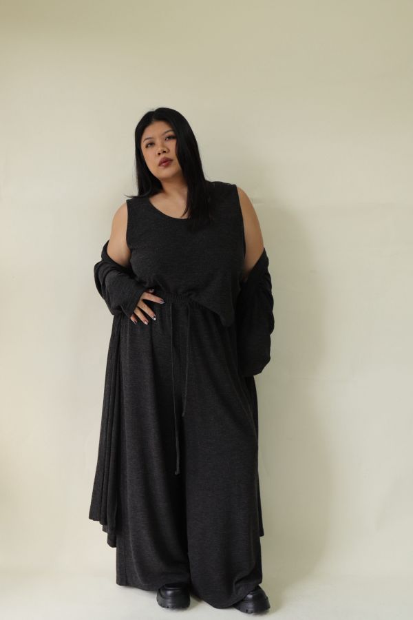 【EASE】新年封神超修身針織三件套-深灰 