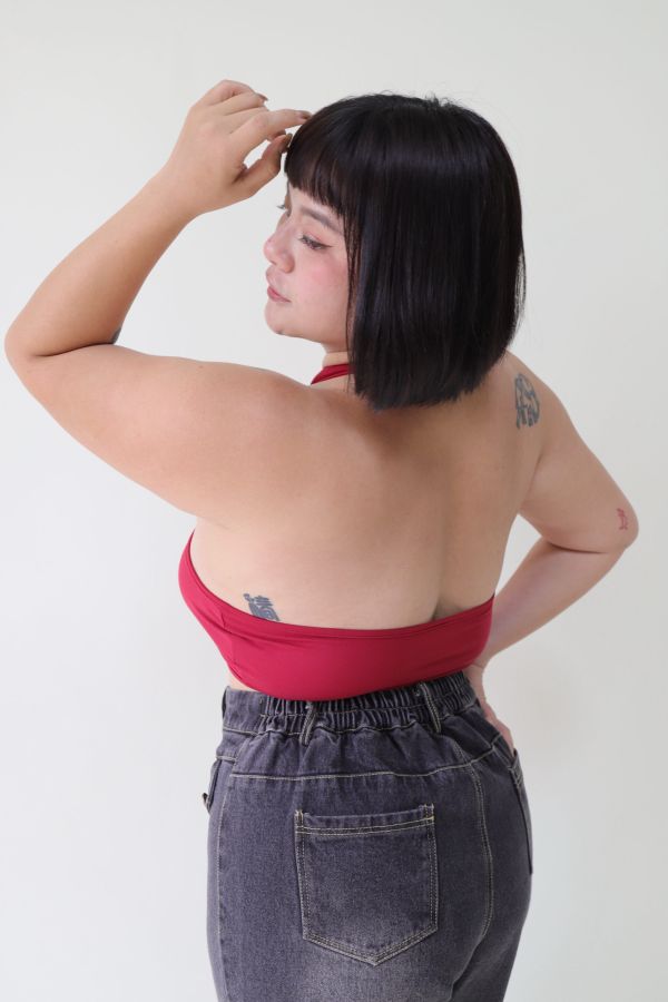 超級辣妹暗紅小背心(紅) 