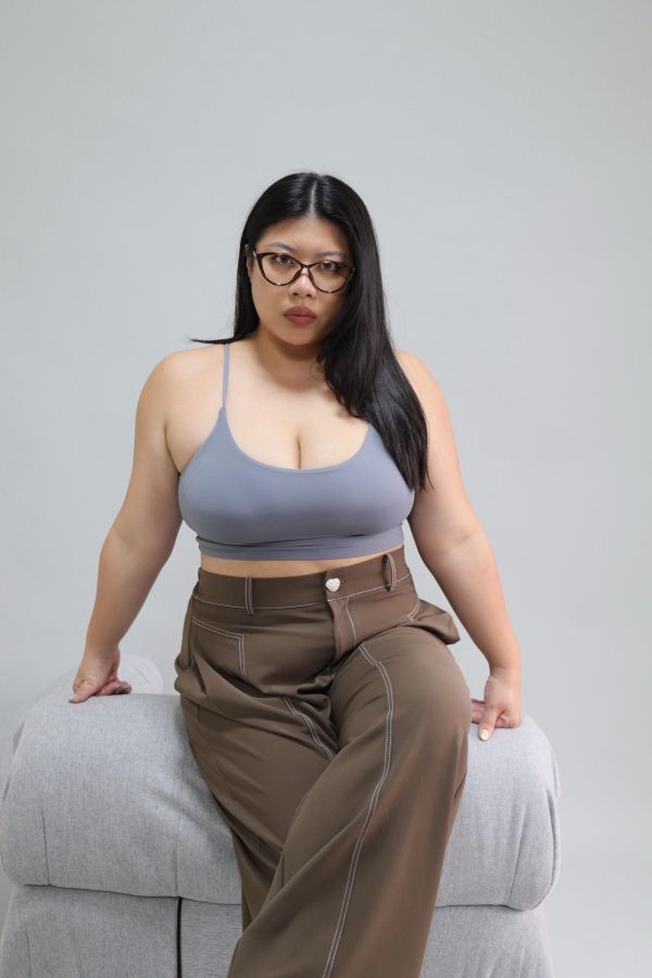 舒芙蕾2.0固定杯運動內衣-奶黃、灰 