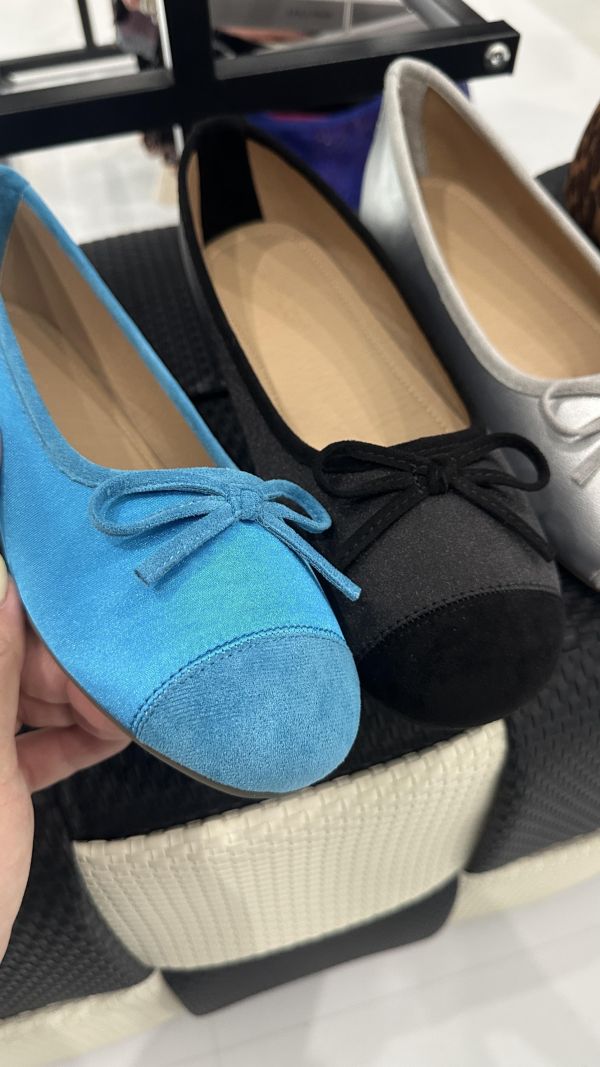 【寬腳板友善】蝶蝶結平底娃娃鞋 