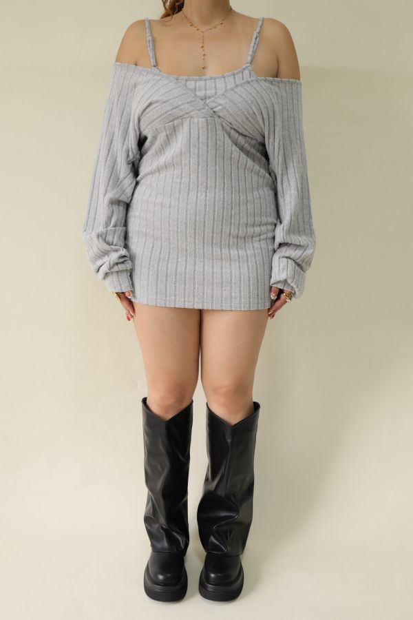 【粗腿可以】厚底褲管膝下靴 