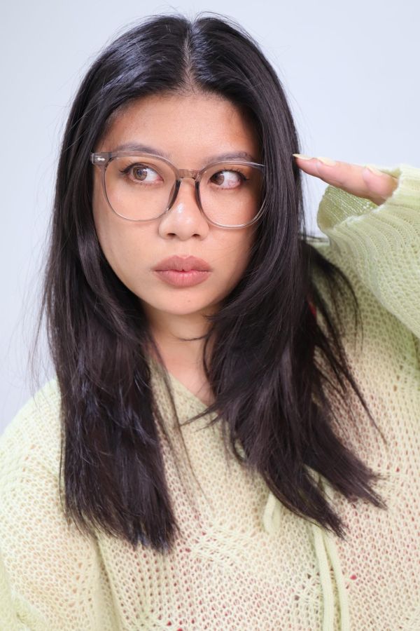 【寬圓臉友善】素顏天花板-15.3CM鏡框 (送磁吸收納盒) 