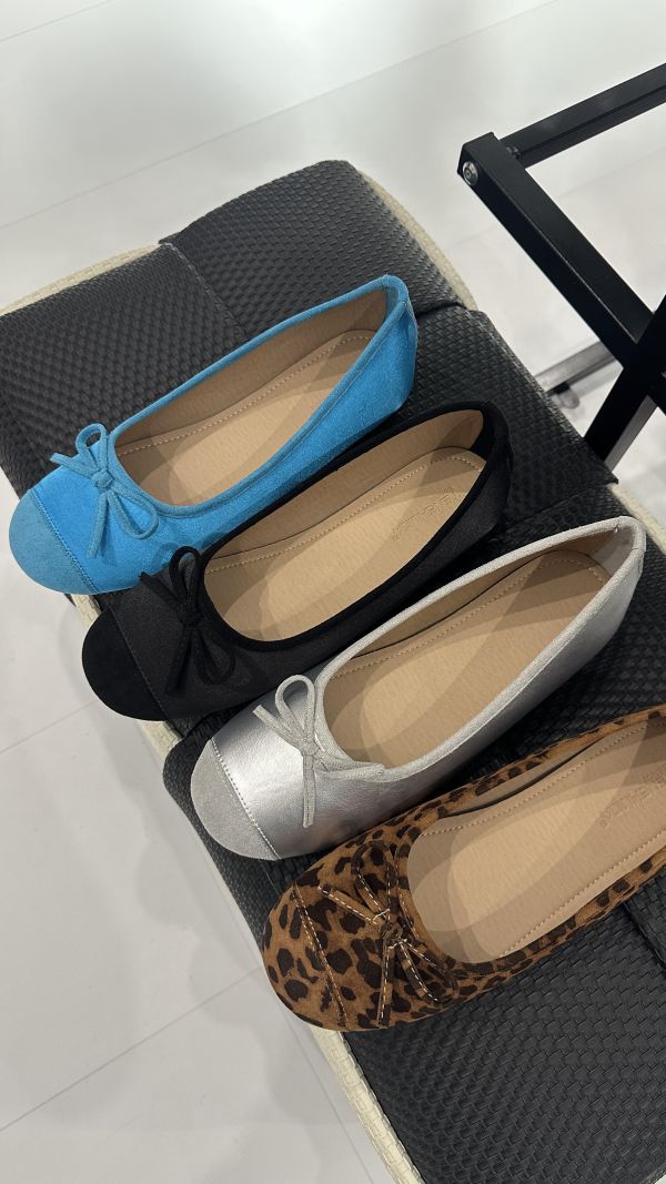 【寬腳板友善】蝶蝶結平底娃娃鞋 