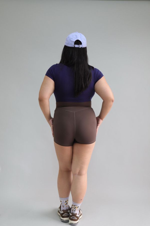 三分蜜桃健身短褲 