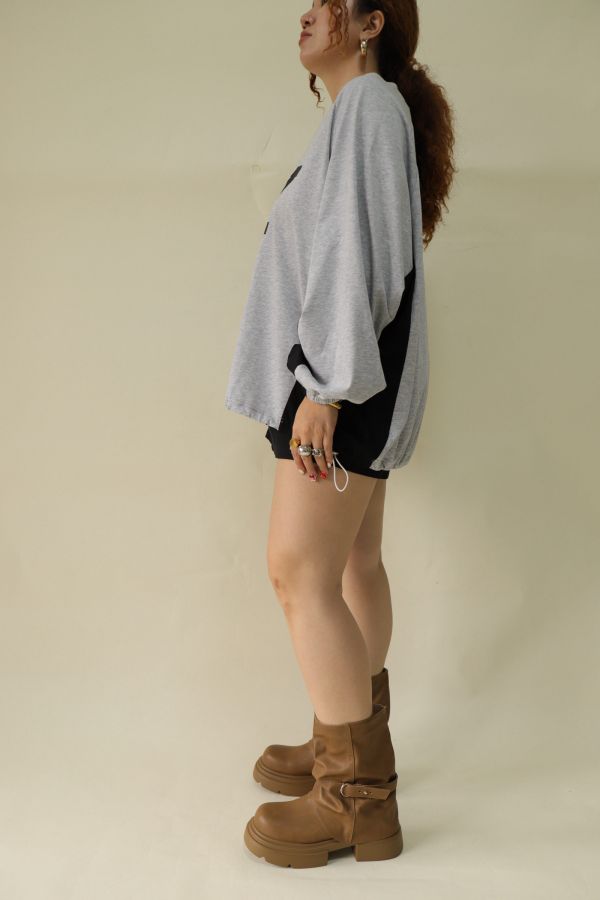 【粗腿可以】時髦中筒褲管靴 