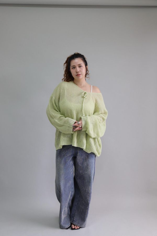 【EASE】森林系輕薄針織衫 