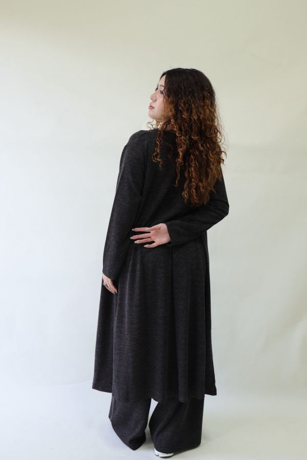 【EASE】新年封神超修身針織三件套-深灰 