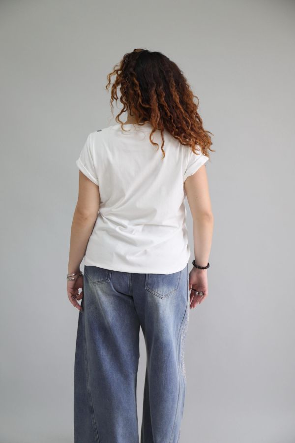 【EASE】不易皺設計感背心T-白 