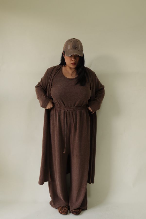 【EASE】新年封神超修身針織三件套-焦糖 