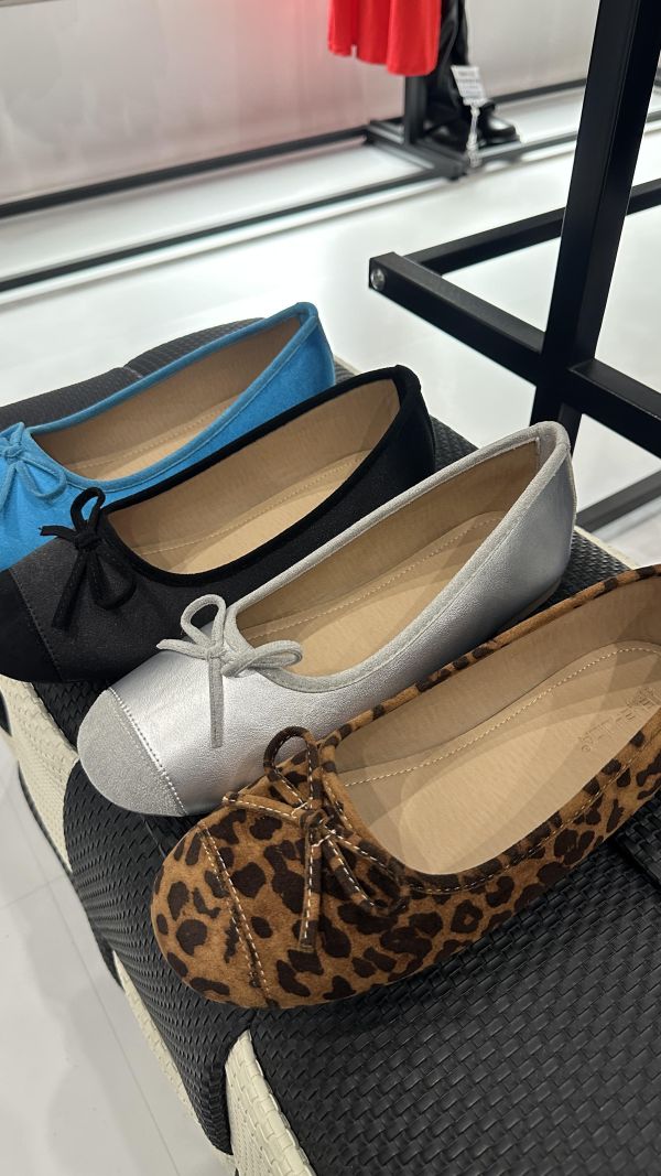 【寬腳板友善】蝶蝶結平底娃娃鞋 