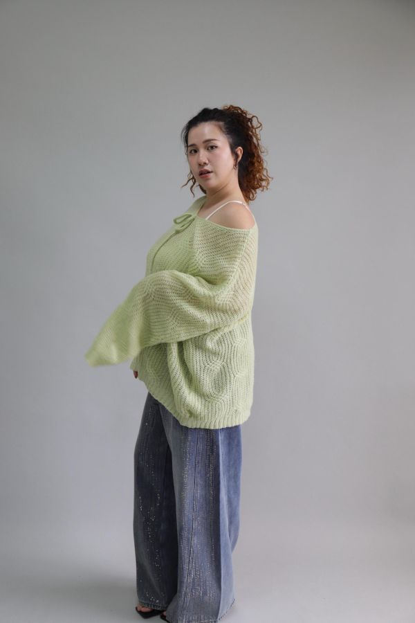 【EASE】森林系輕薄針織衫 