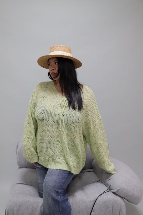 【EASE】森林系輕薄針織衫 