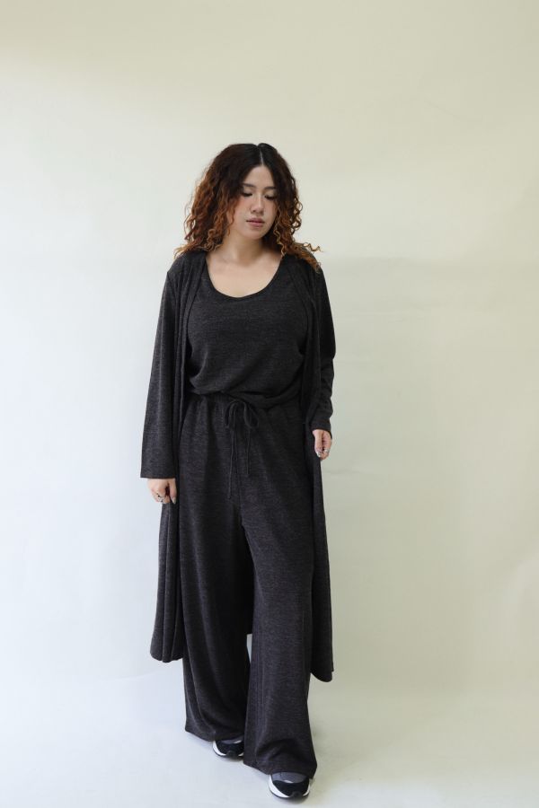 【EASE】新年封神超修身針織三件套-深灰 