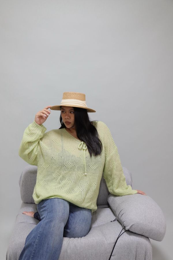 【EASE】森林系輕薄針織衫 