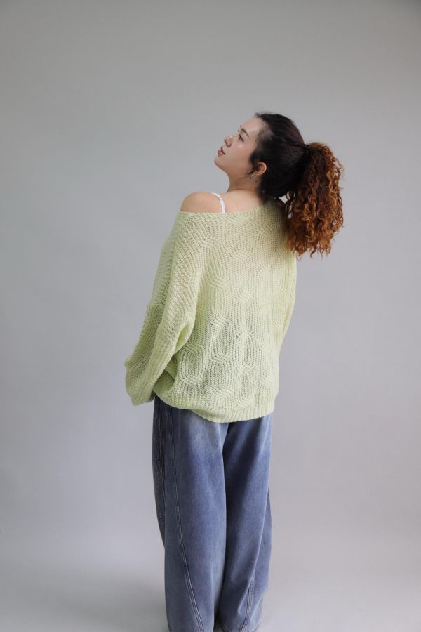 【EASE】森林系輕薄針織衫 