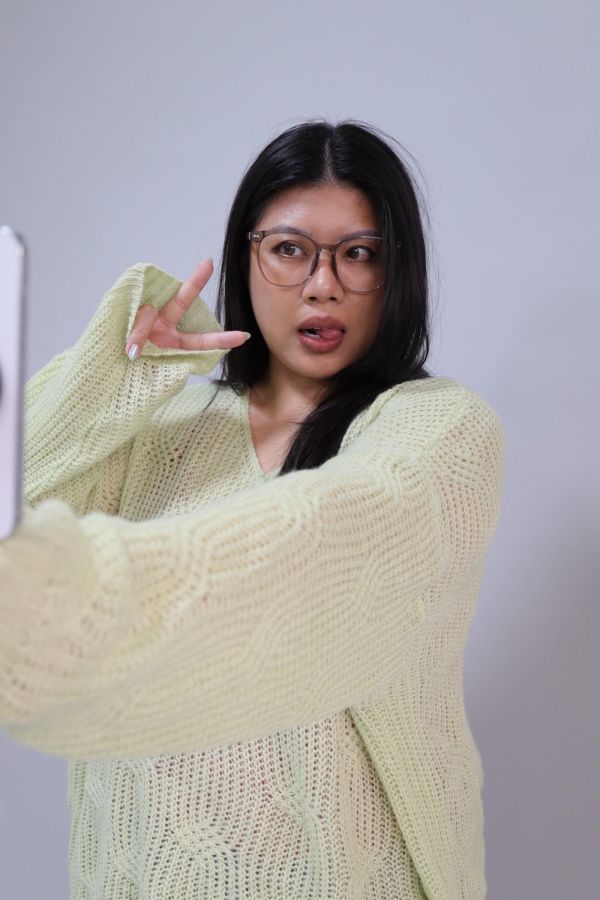 【寬圓臉友善】素顏天花板-15.3CM鏡框 (送磁吸收納盒) 