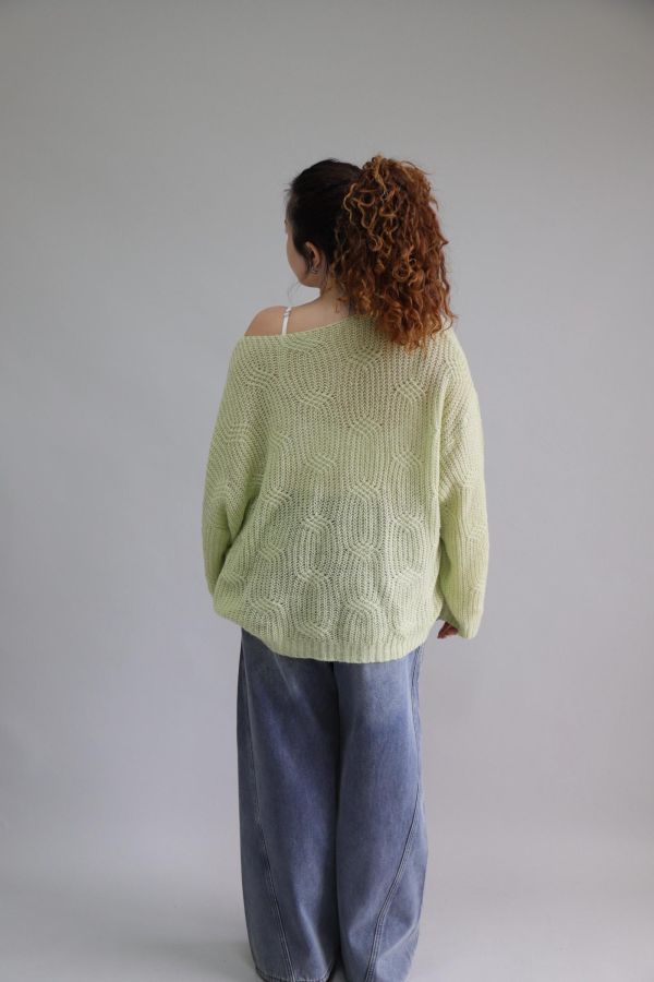 【EASE】森林系輕薄針織衫 