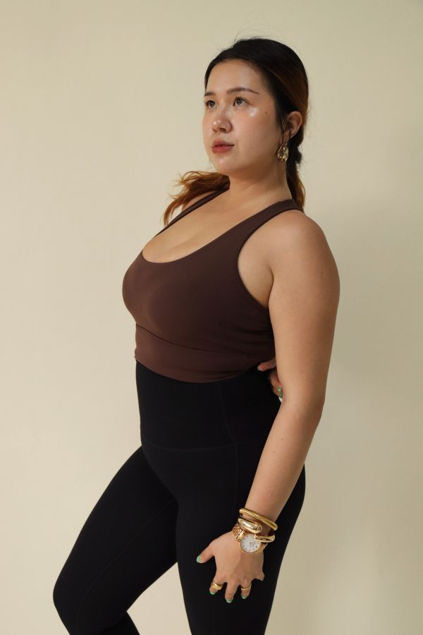 【出清】大胸沒問題工字美背運動內衣 (藍、咖、黃) 