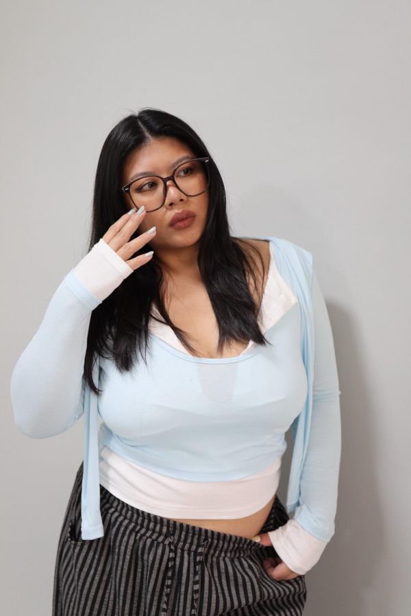 【寬圓臉友善】小臉天花板-15.5CM鏡框 (送磁吸收納盒) 