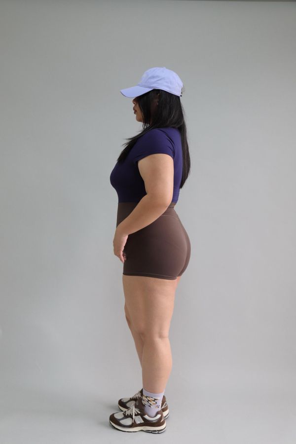 三分蜜桃健身短褲 