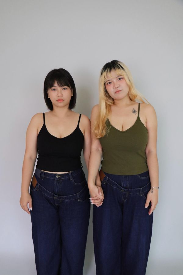 【Mark杯】鵝蛋領修身BRATOP 