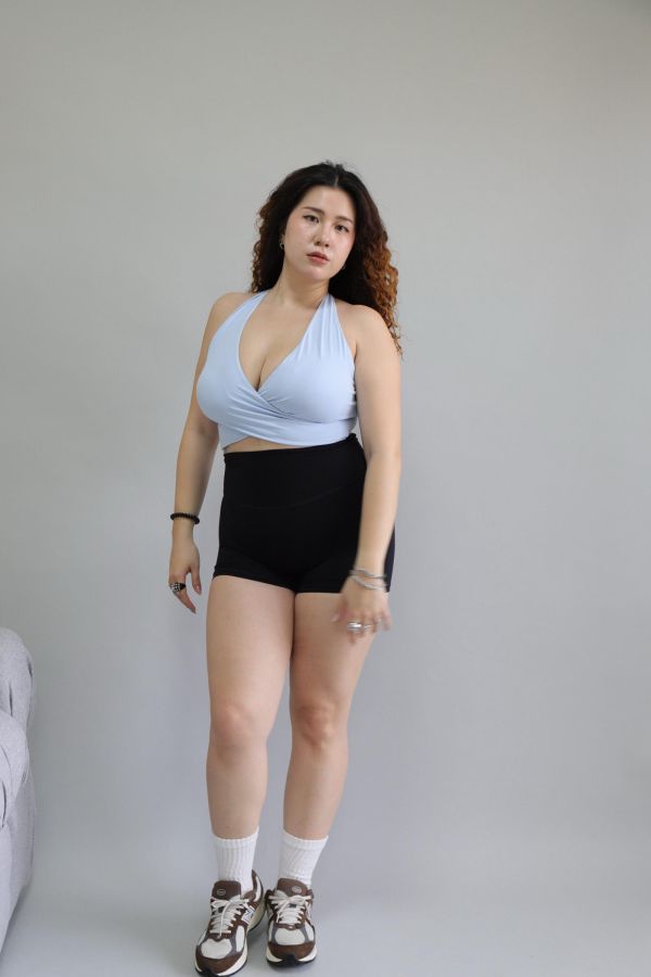 三分蜜桃健身短褲 