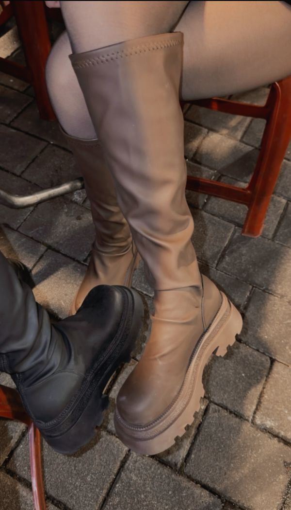 6cm修腿皺褶長靴｜自然皺折 × 顯瘦不貼腿 