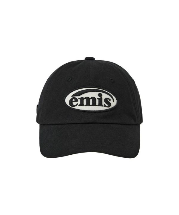 EMIS 經典圓標同色系棒球帽 / 經典黑 