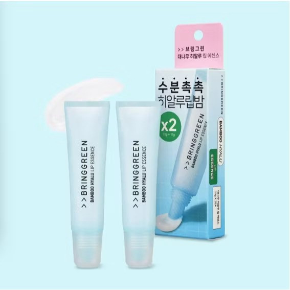 BRING GREEN 竹子玻尿酸精華護唇膏 11g｜一組兩入 
