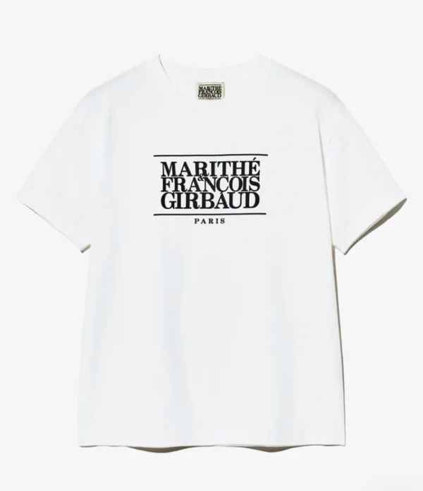 Marithé François Girbaud 經典款LOGO TEE 白色 男女同款 