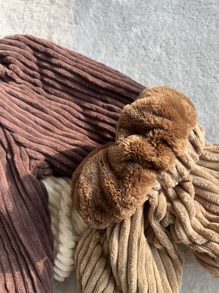 燈心絨復古內刷毛套裝