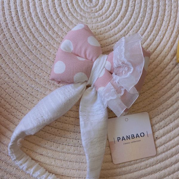 BANBAO手作-BABY蝴蝶結髮帶 