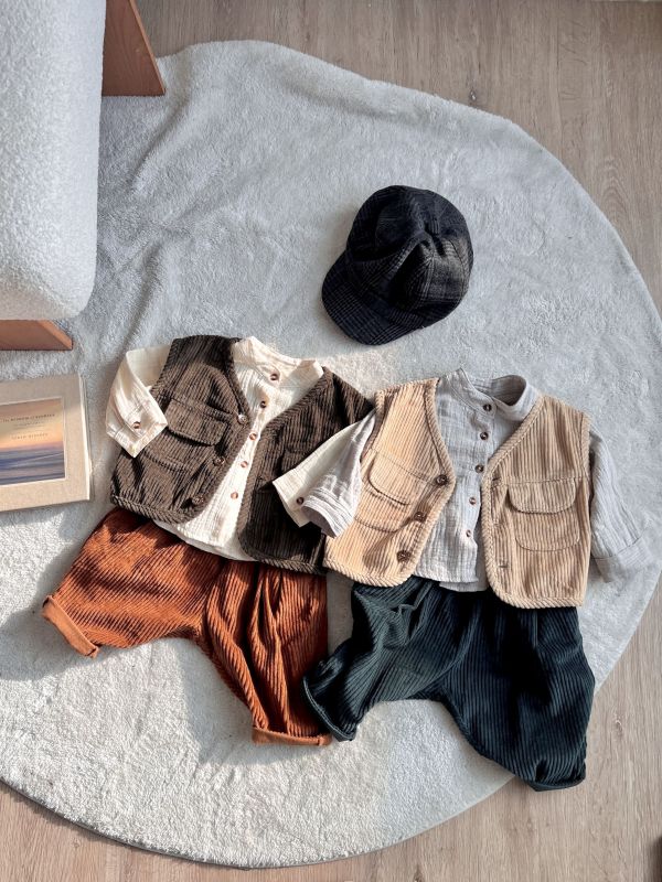 粗條燈芯絨蘿褲 