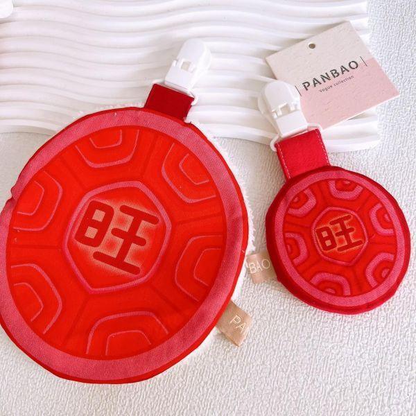 PANBAO手作-紅龜粿平安符袋 