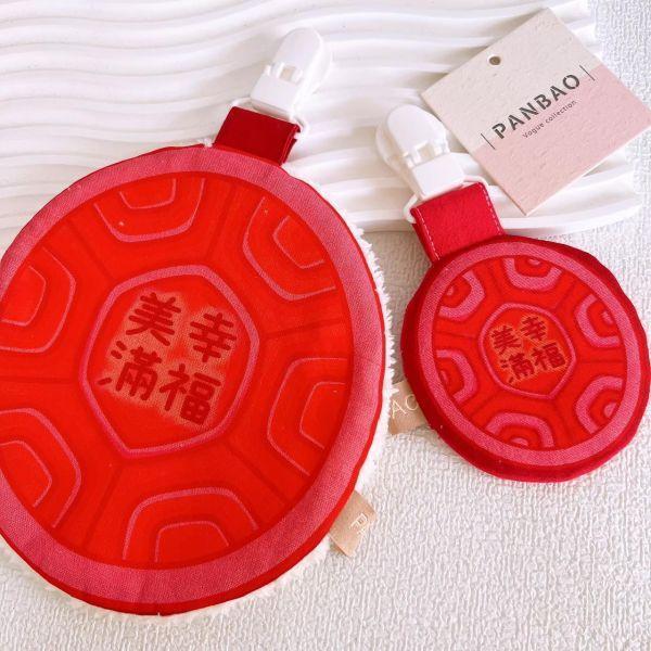 PANBAO手作-紅龜粿平安符袋 