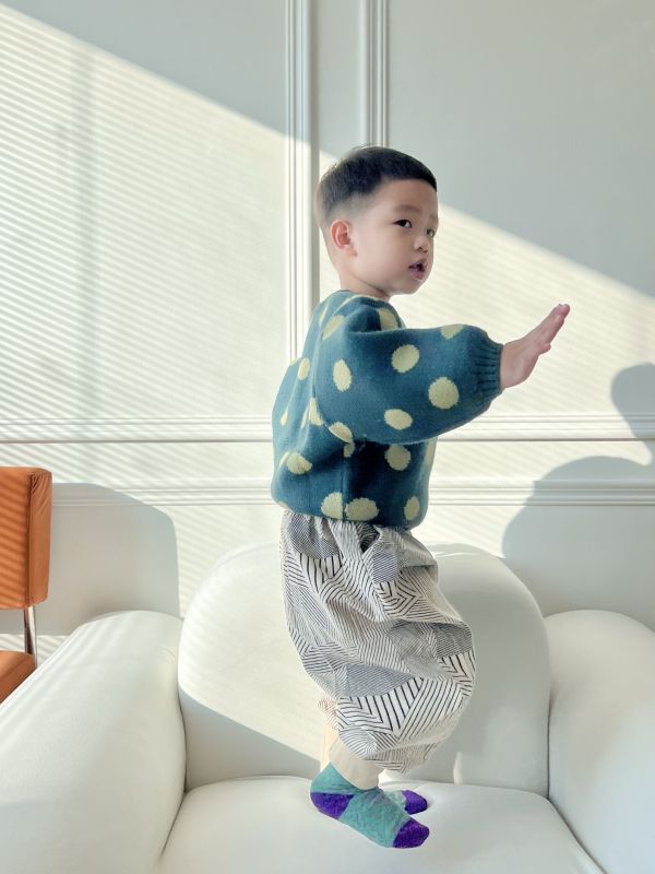 幾何縮口哈倫褲 