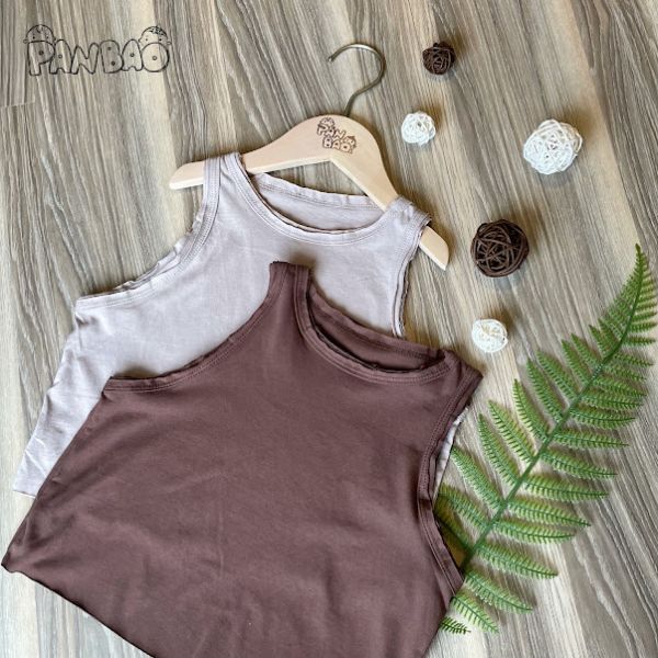 男寶不修邊幅寬版休閒背心 