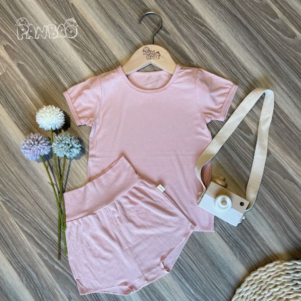 嬰幼兒莫代爾棉護肚睡衣套裝 