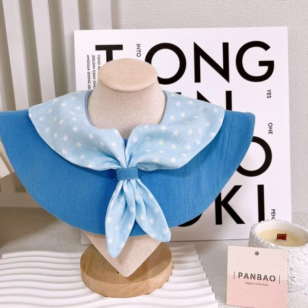 PANBAO手作-水手造型圍兜 